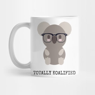 totally koalified black Mug